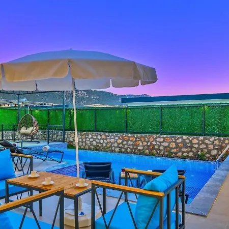 Bezirgan 2 Bedroom Secluded With Private Pool Hot Tub Kalkan