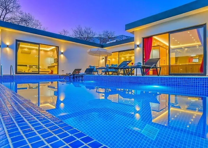 Bezirgan 2 Bedroom Secluded With Private Pool Hot Tub Kalkan