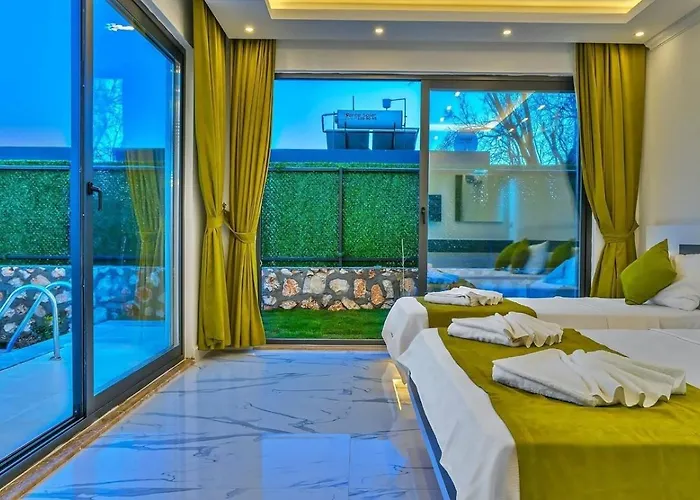 Villa Bezirgan 2 Bedroom Secluded With Private Pool Hot Tub Kalkan