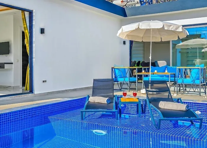 Villa Bezirgan 2 Bedroom Secluded With Private Pool Hot Tub Kalkan